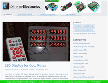 Tablet Screenshot of extremeelectronics.co.in